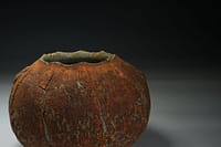 Cut sided Earth Texture vase
