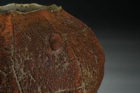 Cut sided Earth Texture vase