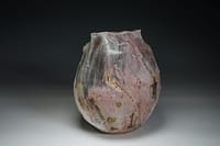 Thrown and altered abstract vase