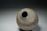 textured  small vase 8, salt glazed